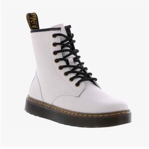 Dr. Martens Women's White Zavala Boots